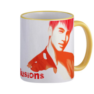 Mug Dua lelaki dalam ilusimu