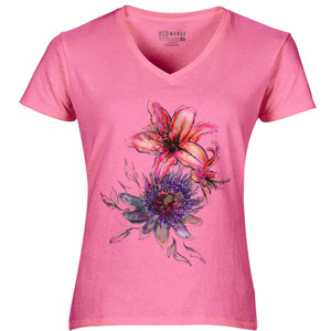 Kaos Shape Of Flowers