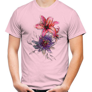 Kaos Shape Of Flowers