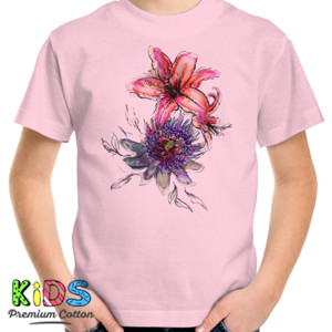 Kaos Shape Of Flowers