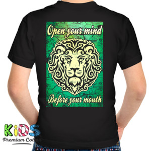 Kaos OPEN YOUR MIND BEFORE YOUR MOUTH 4