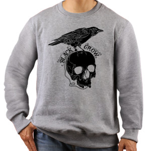 Jaket Sweater Black Crow 