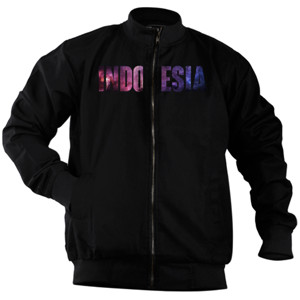 Jaket Bomber Indonesia Nebula Overlay
