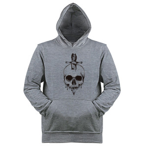 Jaket Hoodie Skull Knife Commando