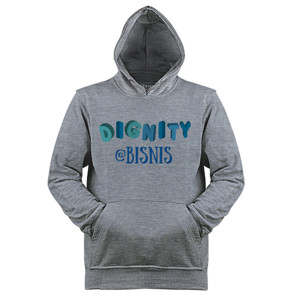 Jaket Hoodie Dignity @Bisnis motivasi inspirasi kata bijak