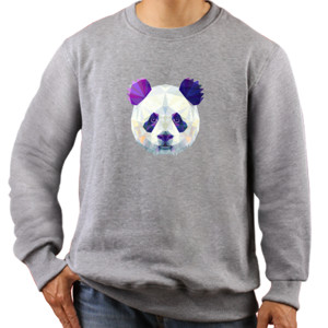 Jaket Sweater Panda Biru 