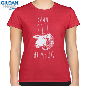 Kaos Baaah Humbug Funny T-Shirt