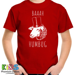 Kaos Baaah Humbug Funny T-Shirt
