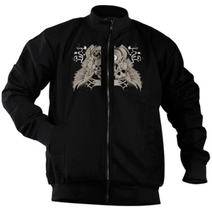 Jaket Bomber Skull And Mask