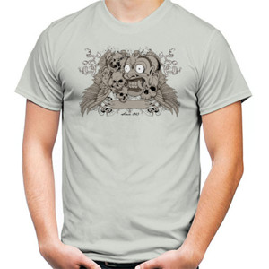 Kaos Skull And Mask