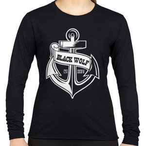 Kaos BLACK WOLF - anchor 2018