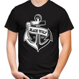 Kaos BLACK WOLF - anchor 2018