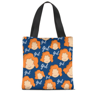 Tas Tote Fullprint Girl
