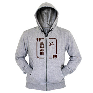 Hoodie Zipper Masyarakat Anti RIBA