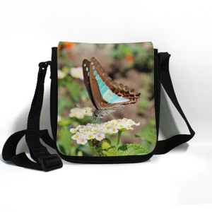 Tas Selempang Blue-Brown Butterfly