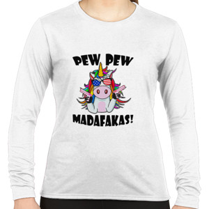 Kaos Unicorn Pew Pew Madafakas - 2