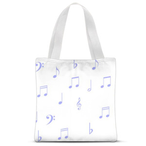 Tas Tote Fullprint Music Note