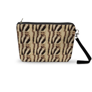 Pouch Trapesium Tiger Skin