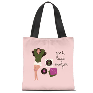Tas Tote Fullprint Sori, Lagi Mager