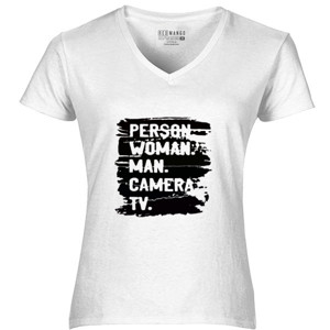 Kaos Person Woman Man Camera Tv Classic - 2