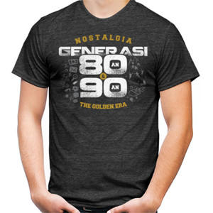 Kaos Nostalgia Generasi 80an dan 90an