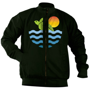 Jaket Bomber Sea Turtle