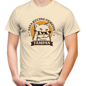 Kaos Saya Kucing Gemesin 