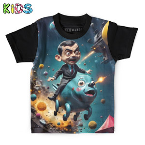 Kaos Anak Full-Print mr. bean