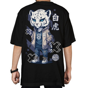 Kaos Oversize Byakko - Streetwear Style