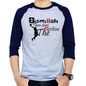 Kaos Raglan Bismillah 02