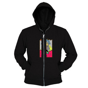 Hoodie Zipper Cyborg 