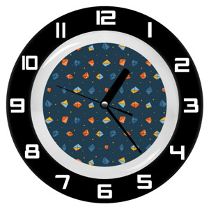 Jam Dinding Night Twist Patter Jam Dinding Diamond