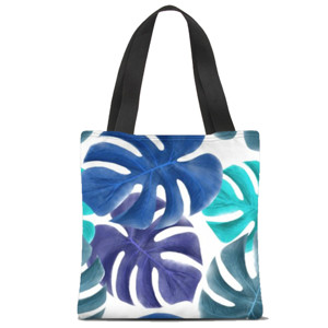 Tas Tote Fullprint Daun bervariasi