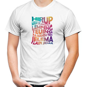 Kaos coolztuffs tshirt sunda typography 08