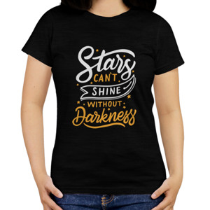 Kaos Tipografi Stay Cant Shine