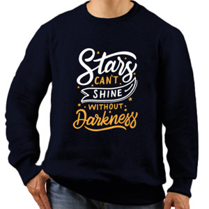 Jaket Sweater Tipografi Stay Cant Shine