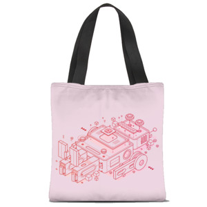 Tas Tote Fullprint ROBOT TOTE