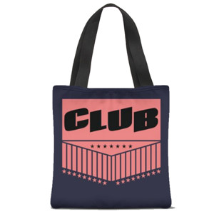 Tas Tote Fullprint CLUB TYPOGRAPHY 14