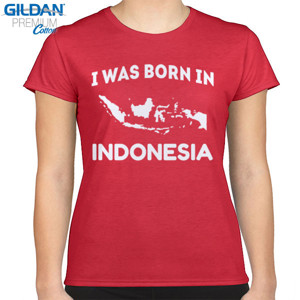 Kaos I Was Born In Indonesia