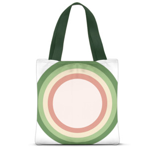 Tas Tote Fullprint Balcony Garden Color Palette