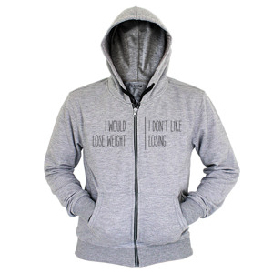 Hoodie Zipper LOSE WEIGHT
