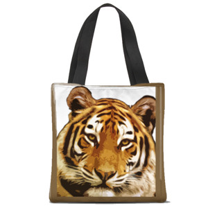 Tas Tote Fullprint Tiger