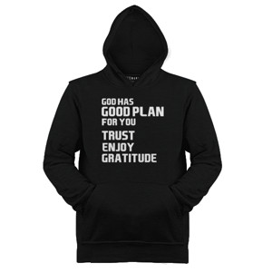 Jaket Hoodie God ha plan