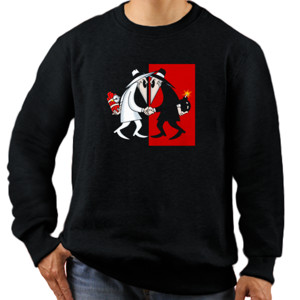 Jaket Sweater New SPY vs SPY Comic Cartoon Mad Magazine