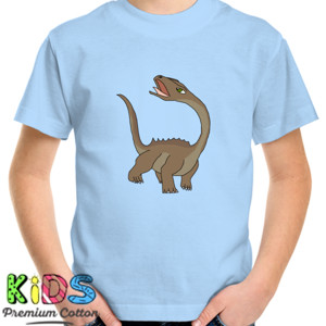 Kaos Kaos Anak Gambar Diplodocus