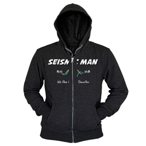 Hoodie Zipper Seismic man