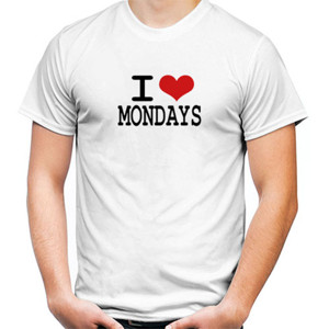Kaos I LOVE MONDAYS 001
