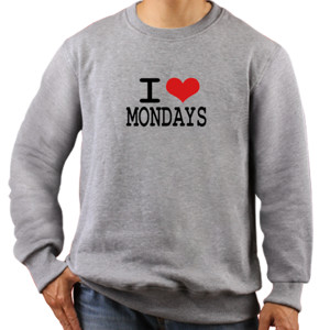 Jaket Sweater I LOVE MONDAYS 001