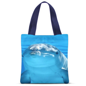 Tas Tote Fullprint Dolphin