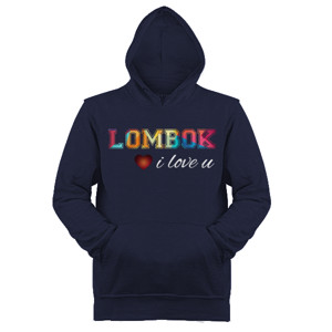 Jaket Hoodie Lombok I love U